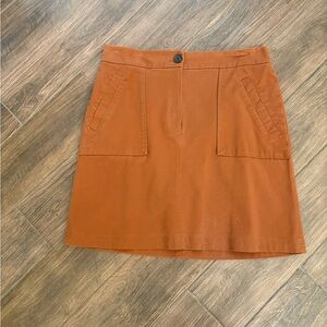 Anne Klein rust color skirt, size 14